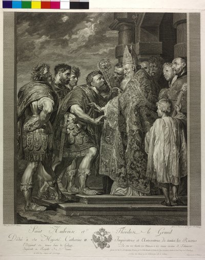 Sankt Ambrosius af Milano af Peter Paul Rubens