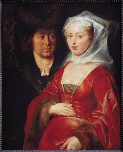Saint Pepin de Landen og hans datter Saint Begge (maleri af Peter Paul Rubens
