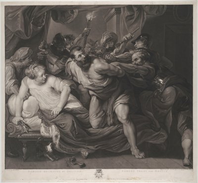 Samson tages til fange af Peter Paul Rubens