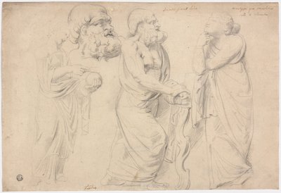 Studier af en romersk sarkofag af Peter Paul Rubens