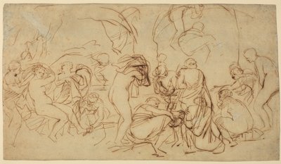 Studie til "Dianas bad" (rekto) af Peter Paul Rubens