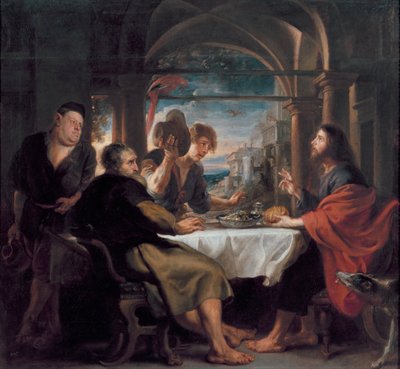 Nadver i Emmaus, ca. 1638 (olie på lærred) af Peter Paul Rubens