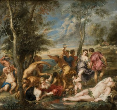 The Andrians, ca. 1635 (olie på lærred) af Peter Paul Rubens
