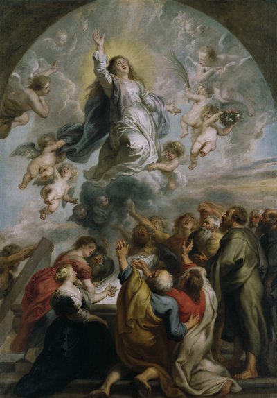 Jomfruens antagelse af Peter Paul Rubens