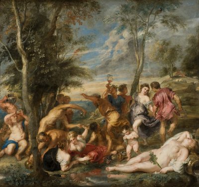 Andrians Bacchanal af Peter Paul Rubens