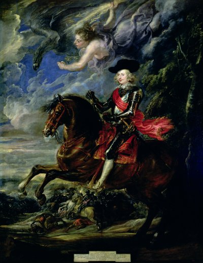 Kardinal Infante Ferdinand ved slaget ved Nördlingen, ca. 1634 af Peter Paul Rubens