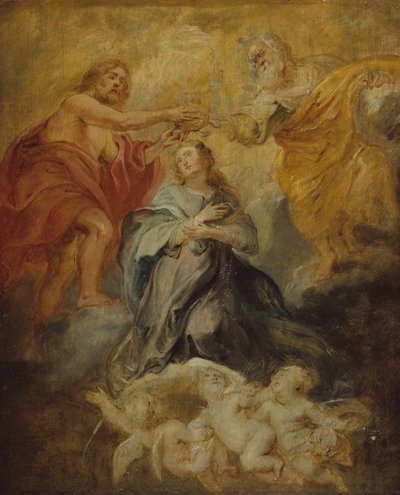 Jomfruens kroning, ca. 1632-33. af Peter Paul Rubens