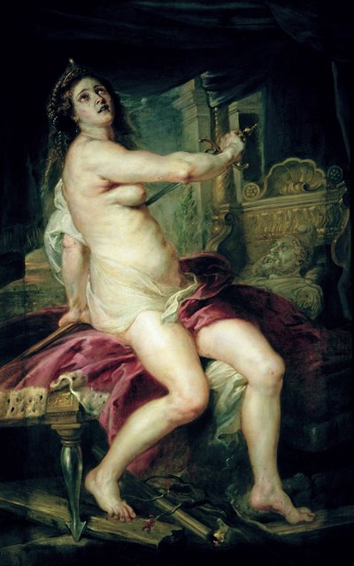 The Death of Dido (olie på lærred) af Peter Paul Rubens