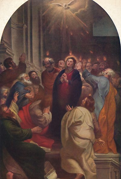 Helligåndens nedstigning, 1619, 1914. af Peter Paul Rubens