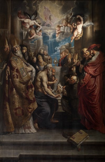 Disputationen af det hellige sakramente, ca 1609. af Peter Paul Rubens