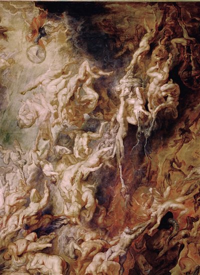 The Fall of the Damned (maleri på egetræ) af Peter Paul Rubens
