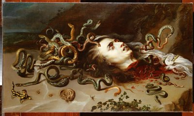 Medusas hoved, ca. 1618 (olie på lærred) af Peter Paul Rubens