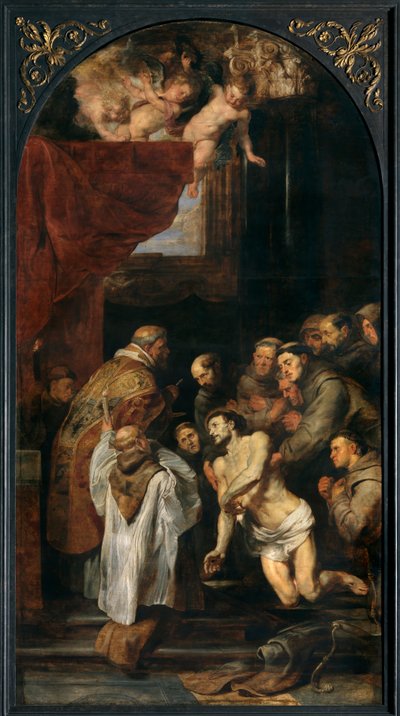 Frans af Assisis sidste nadver af Peter Paul Rubens