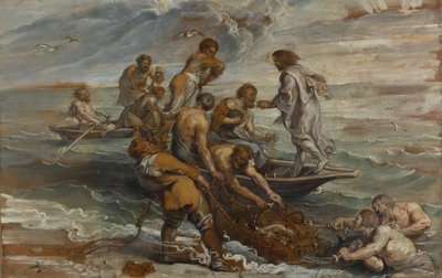 Det mirakuløse udkast til fisk, 1618-1619 af Peter Paul Rubens