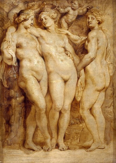 De tre nåder, ca 1620-1623. af Peter Paul Rubens