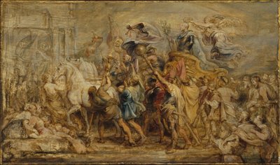 Henrik 4.s triumf af Peter Paul Rubens