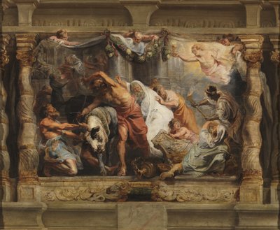 Eukaristiens triumf over afgudsdyrkelse, 1625-1626 af Peter Paul Rubens