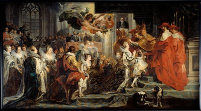 Kroningen af ​​Maria af Medicis af Peter Paul Rubens