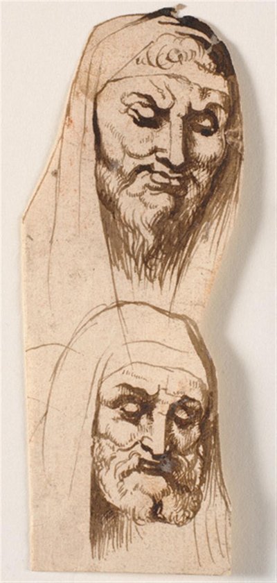 To mandshoveder af Peter Paul Rubens