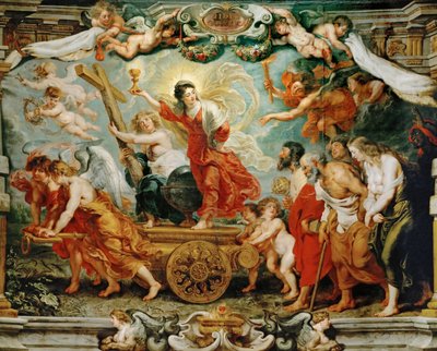 Troens triumf. Allegori om den katolske tros sejr over reformationen. af Peter Paul Rubens