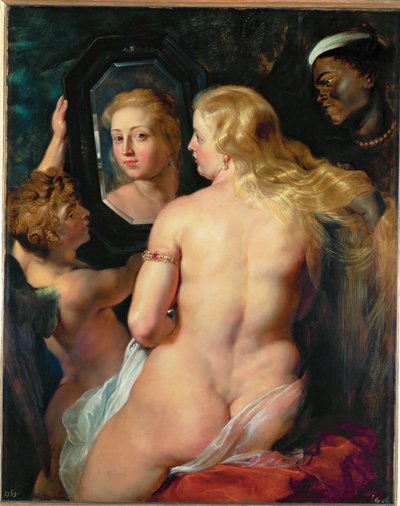 Venus foran et spejl af Peter Paul Rubens