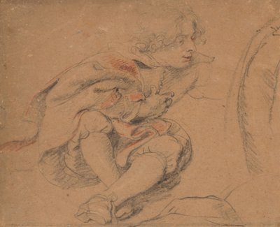 Siddende ung mand af Peter Paul Rubens