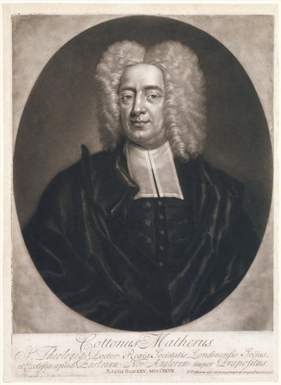 Cottonus Matheris Cotton Mather, 1728., 1728. af Peter Pelham