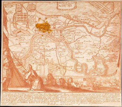 Erobringen af Friedrichstadt den 12. februar 1713, 1713. af Peter Schenk