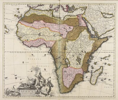 Udførligt Afrika af Peter Schenk the Elder