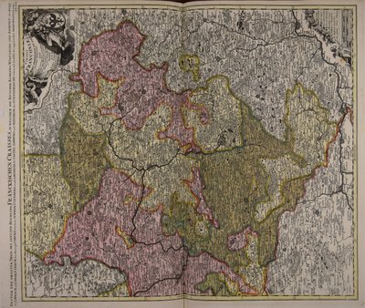 Circuli Franconiae pars orientalis et potior novissimè delineata ... af Peter Schenk the Elder