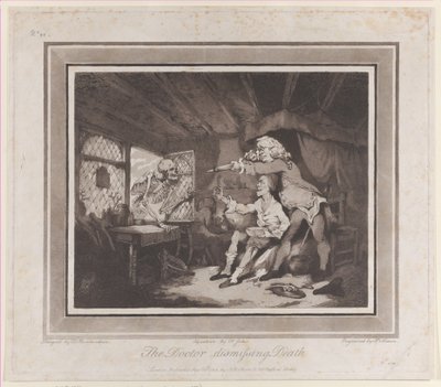 The Doctor Dismissing Death, 15. september 1785., 15. september 178 af Peter Simon