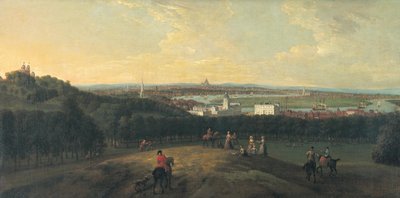 London fra Greenwich Park, 1718. af Peter Tillemans
