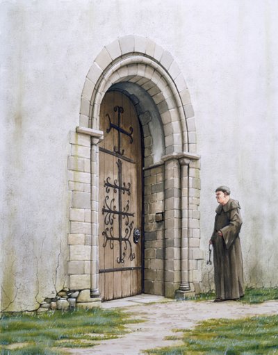 North Elmham Chapel, 12. århundrede, 1990-2010 af Peter Urmston