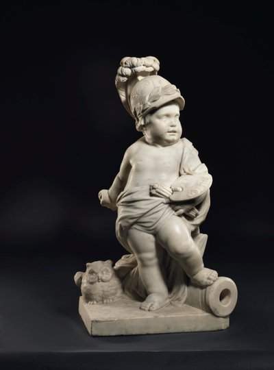 Putto repræsenterer læring og kunst af Peter Van Den Branden