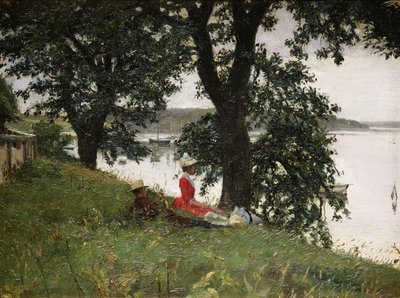På banken af Peter Vilhelm Ilsted