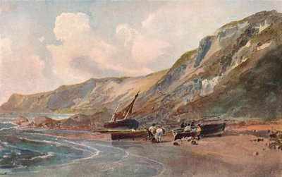 Kystscene, c1819 af Peter de Wint