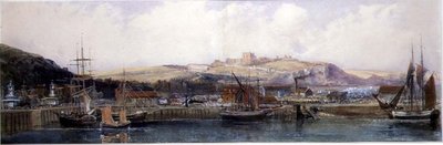 Dover fra færgen af Peter de Wint