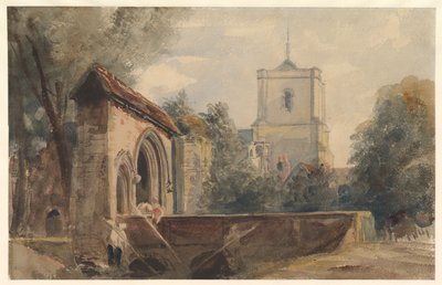 Waltham Abbey, Essex af Peter de Wint