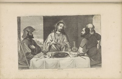 Måltid i Emmaus af Peter van Liesebetten