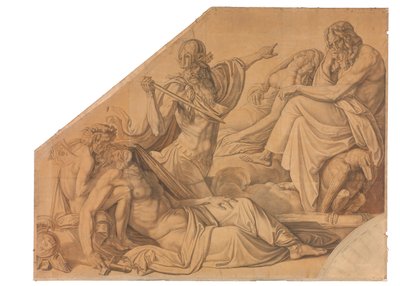 Agamemnons Traum af Peter von Cornelius