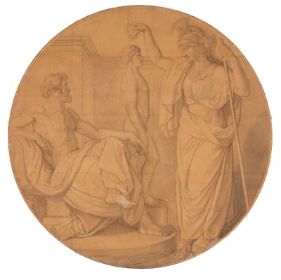Prometheus der Menschenbildner af Peter von Cornelius