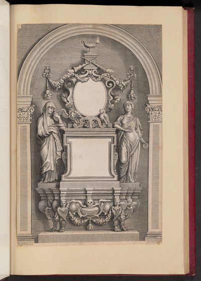 Epitafium af Rubens af Petrus Clouet after Sir Peter Paul Rubens