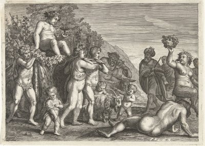 Triomf van Bacchus af Petrus Clouwet (possibly)