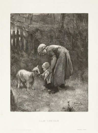 Hendes kæreste (titel på objekt) af Petrus Johannes Arendzen