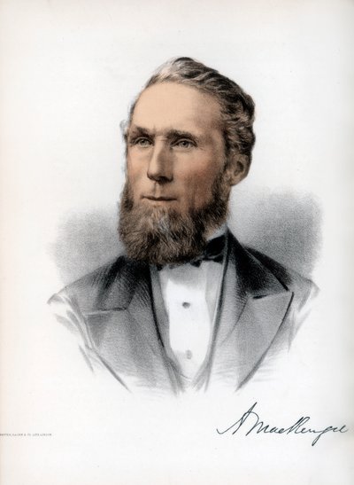 Alexander Mackenzie, Canadas anden premierminister, c1890. af Petter and Galpin Cassell