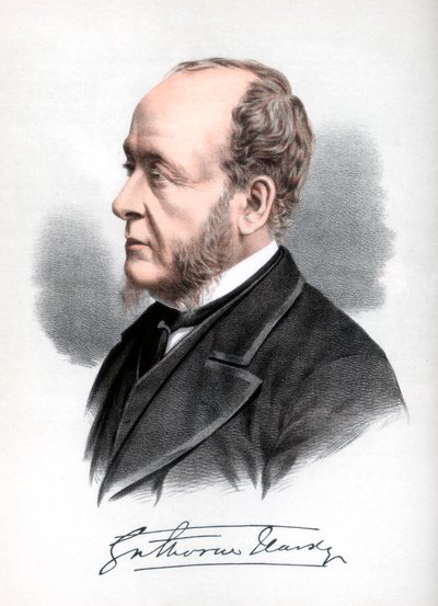 Gathorne Hardy, 1. jarl af Cranbrook, britisk konservativ politiker, c1890. af Petter and Galpin Cassell