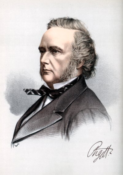 George Campbell, 8. hertug af Argyll, skotsk liberal politiker og forfatter, c1890. af Petter and Galpin Cassell