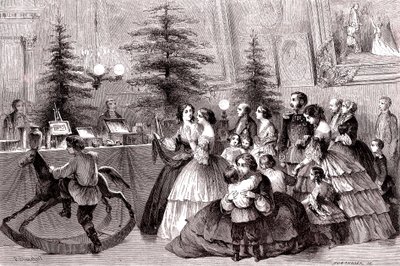 Jul i Sankt Petersborg, Rusland. 1861 (gravering) af Pharamond Blanchard