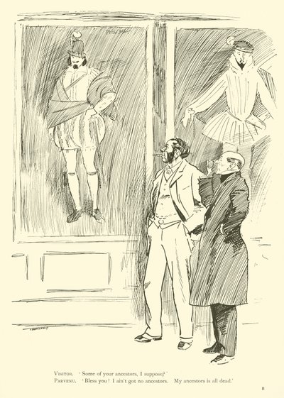 Tegneserie af Phil May, fra 1890