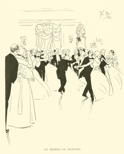 Tegneserie af Phil May, fra 1890